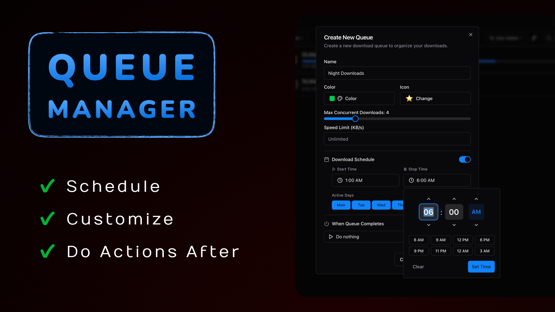DLMan queue manager